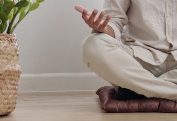 Meditationskudde banner