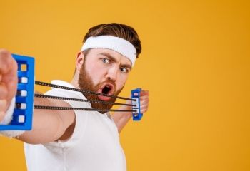 Gummiband banner
