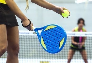 Padelracket banner