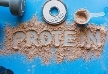 Proteinpulver banner