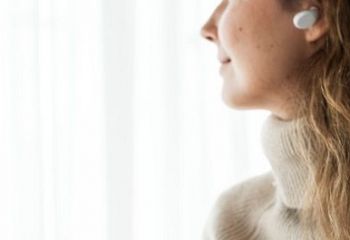 Trådlösa in-ear hörlurar banner