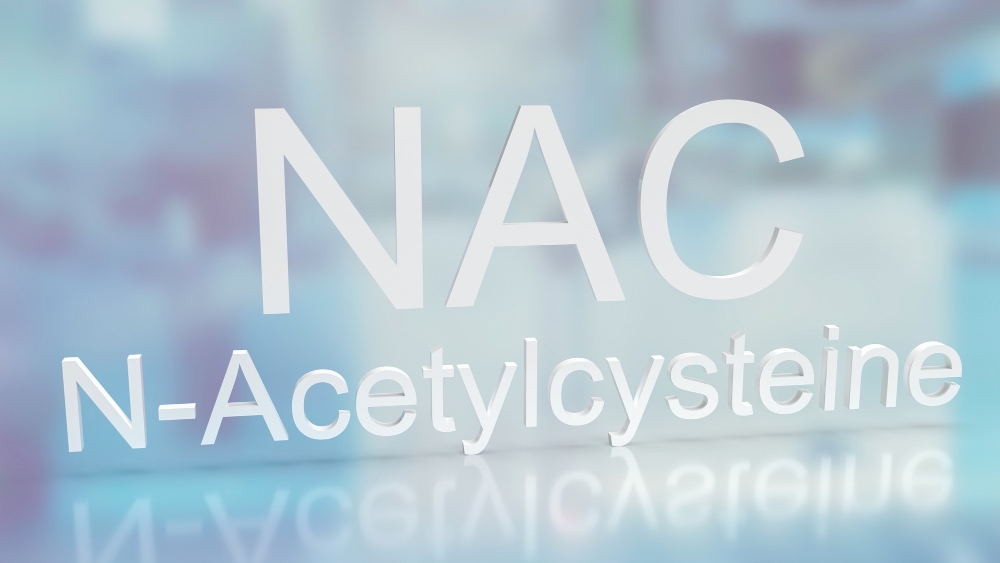 3d rendering av n acetyl cysteine