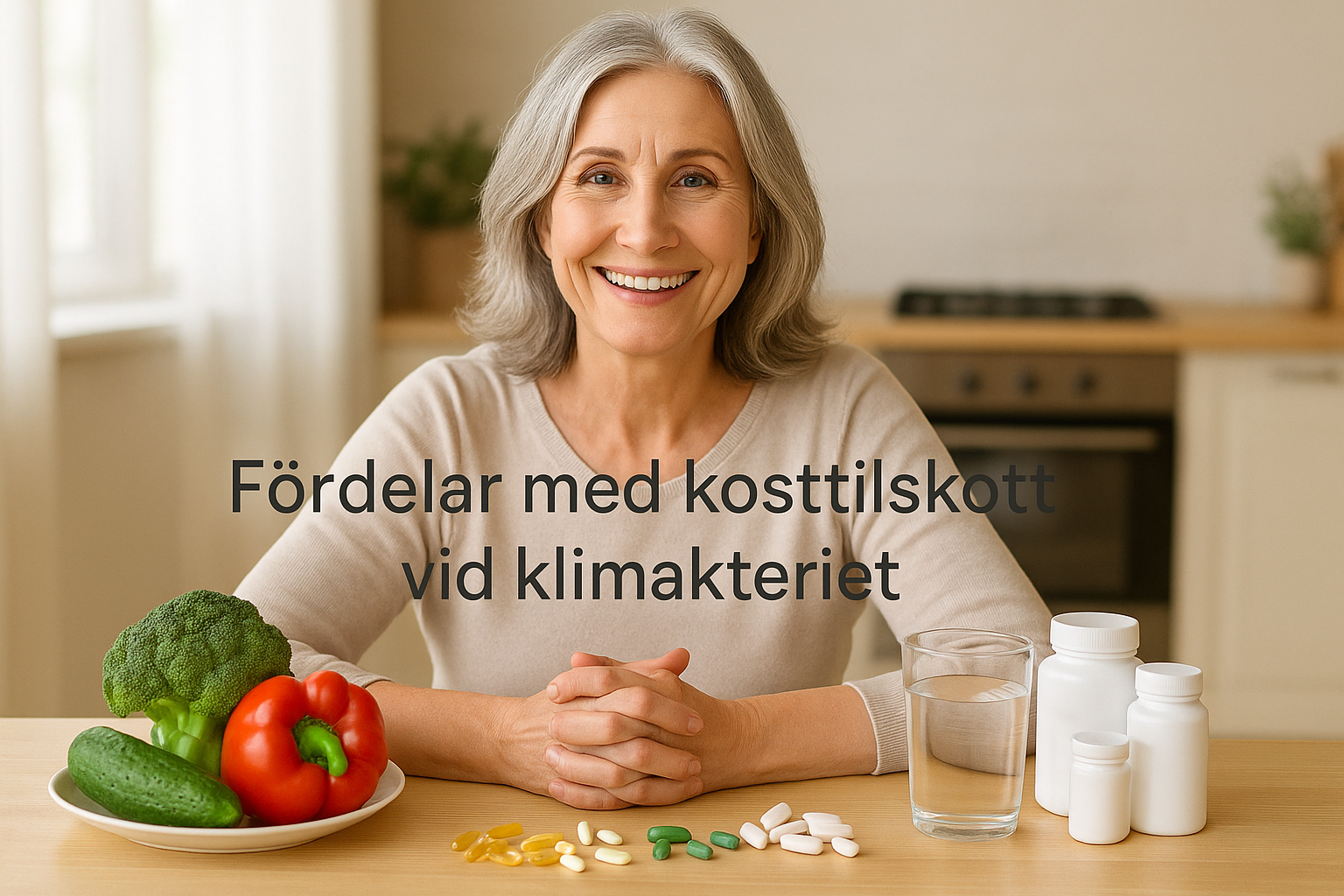 Kosttillskott för klimakteriet