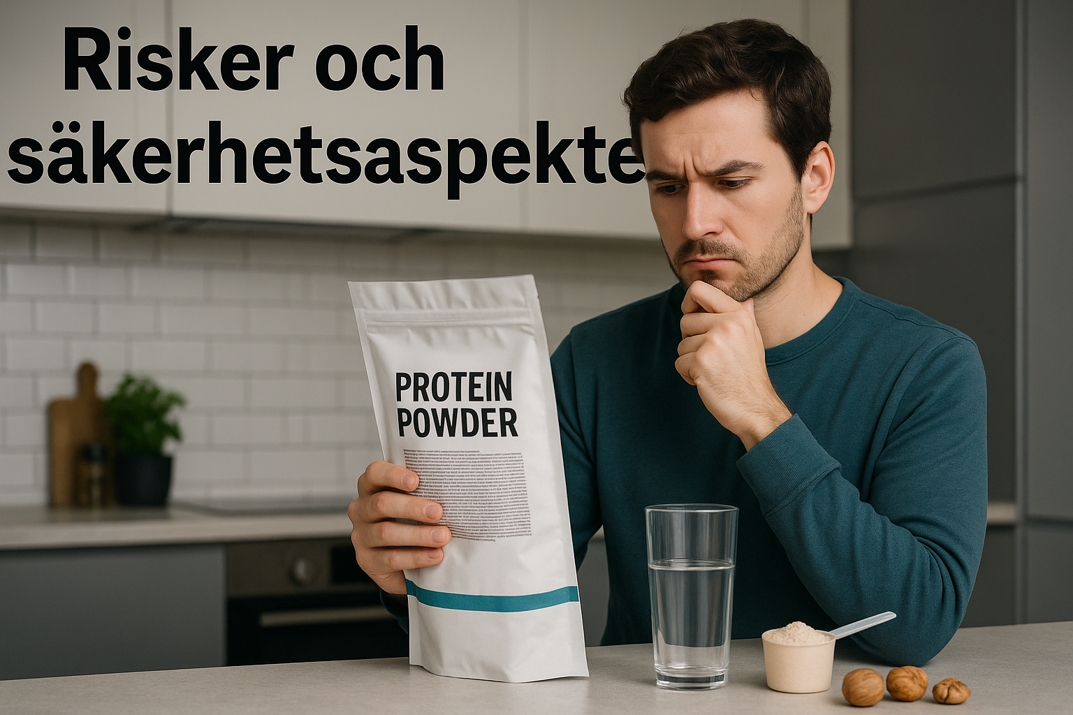 Veganskt proteinpulver