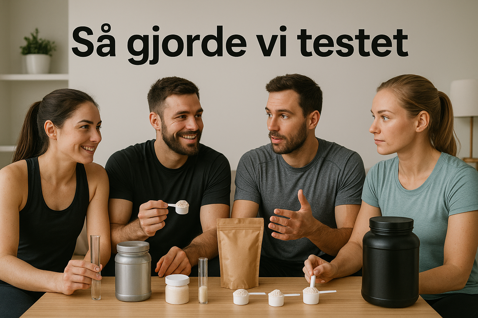 Veganskt proteinpulver