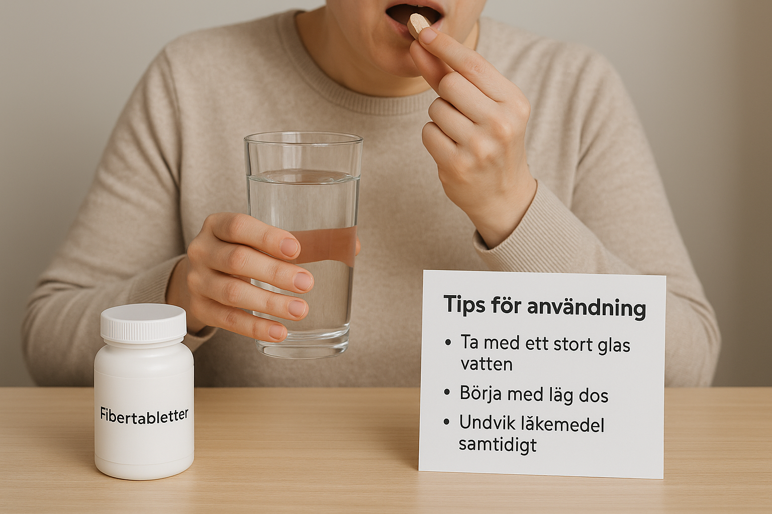 Fibertabletter