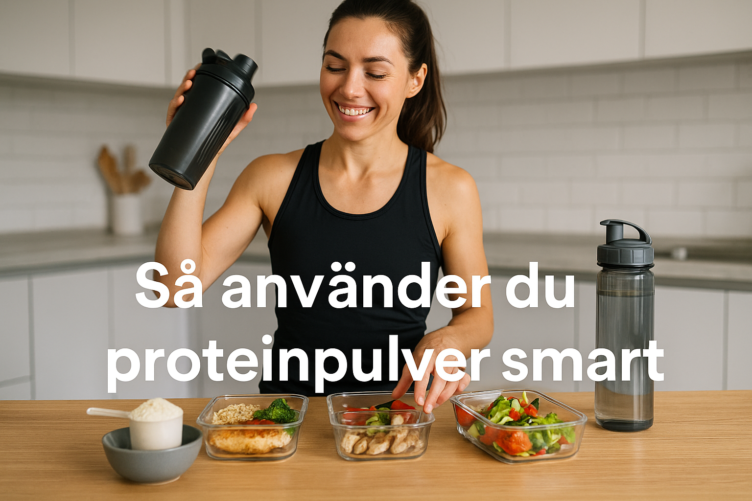 Proteinpulver utan sötningsmedel