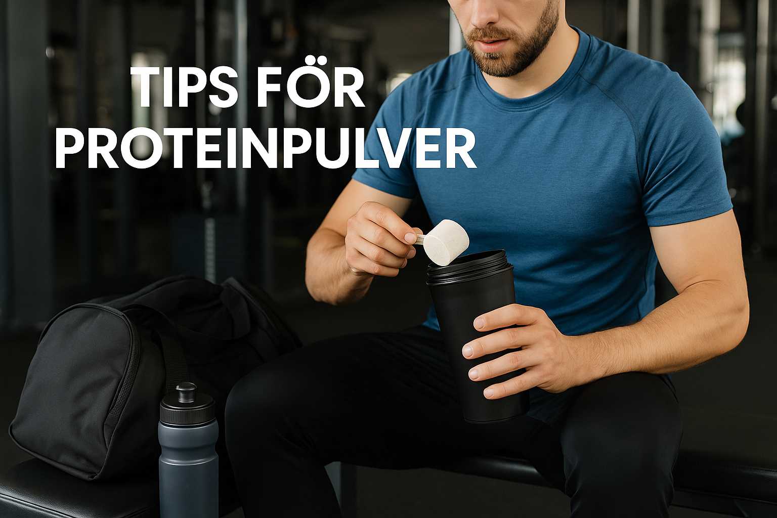 Veganskt proteinpulver