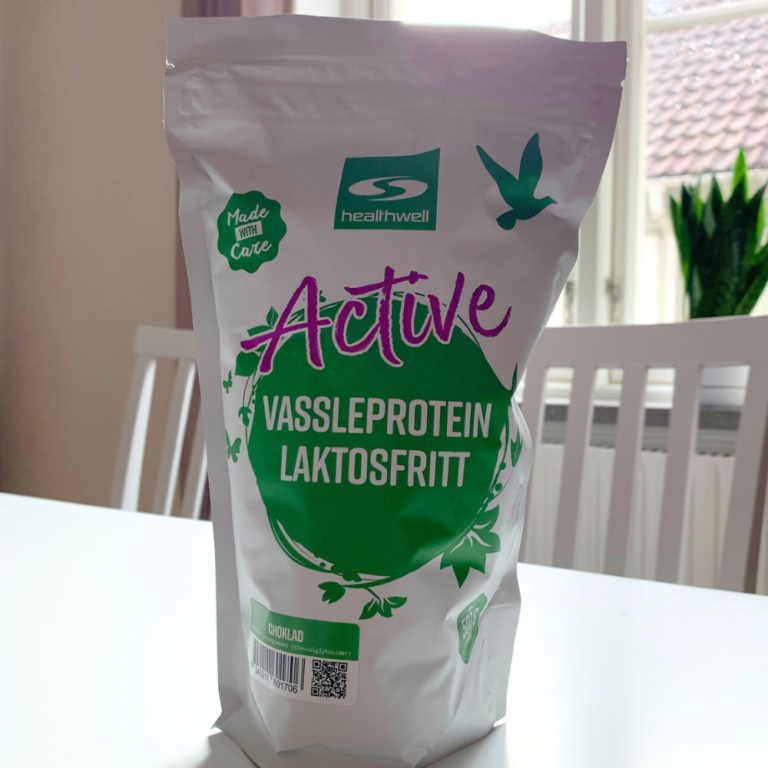 Healthwell Active Vassleprotein Laktosfritt Produktbild 01
