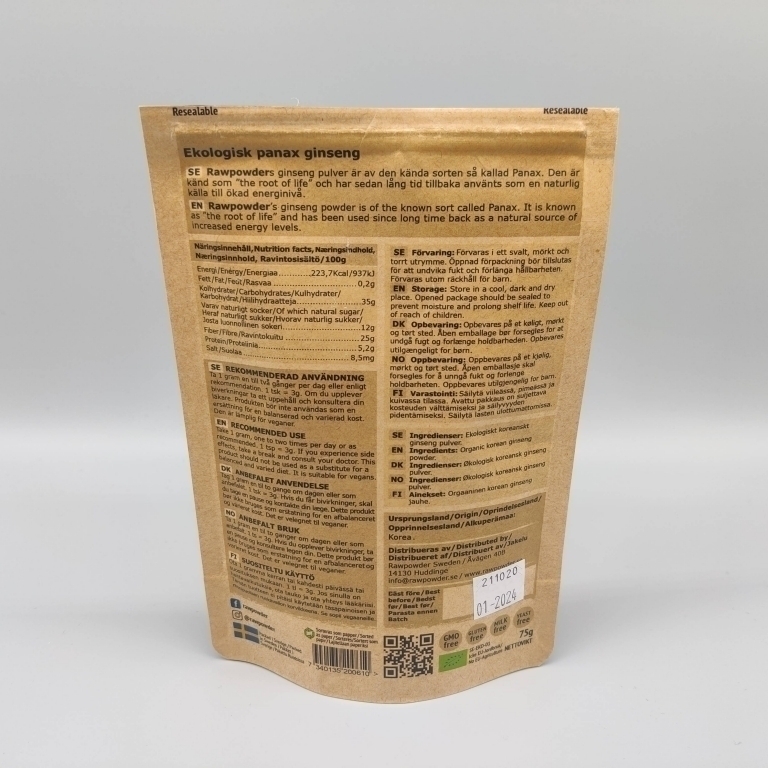 rawpowder ginseng 5
