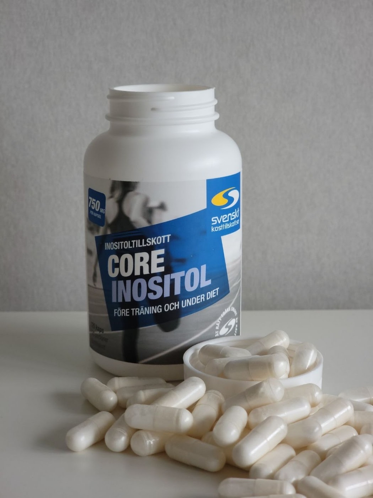 Diet Inositol burk och kapslar 750 mg, foto från vårt test