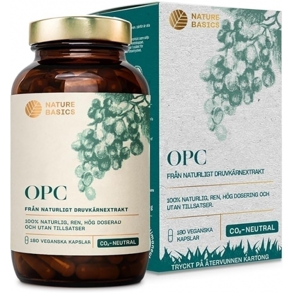 Nature Basics Naturlig OPC druvkärnextrakt