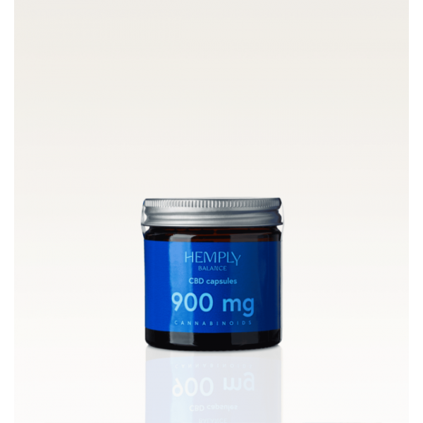 Hembly Balance CBD hampakapslar 900mg