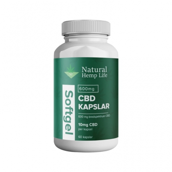 Natural Hemp Life CBD Kapslar 600 mg