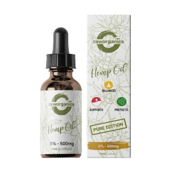 Raw Organics CBD-olja 5%