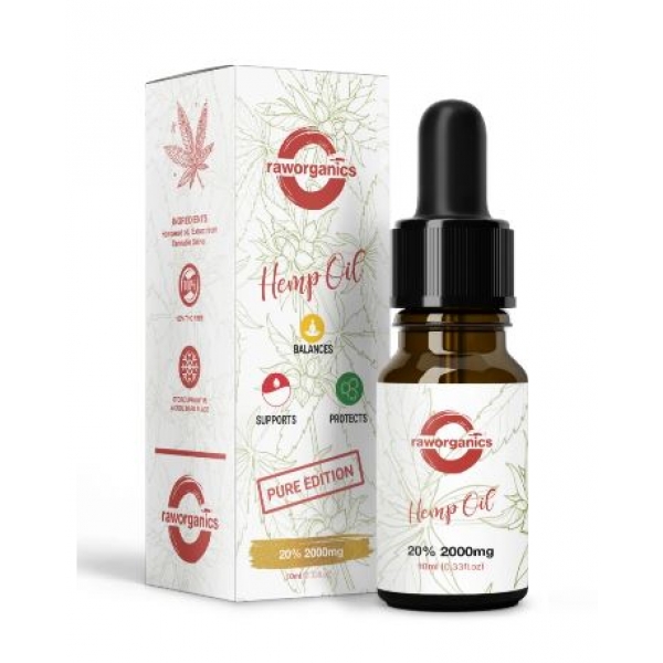 Raw Organics CBD-olja 20%