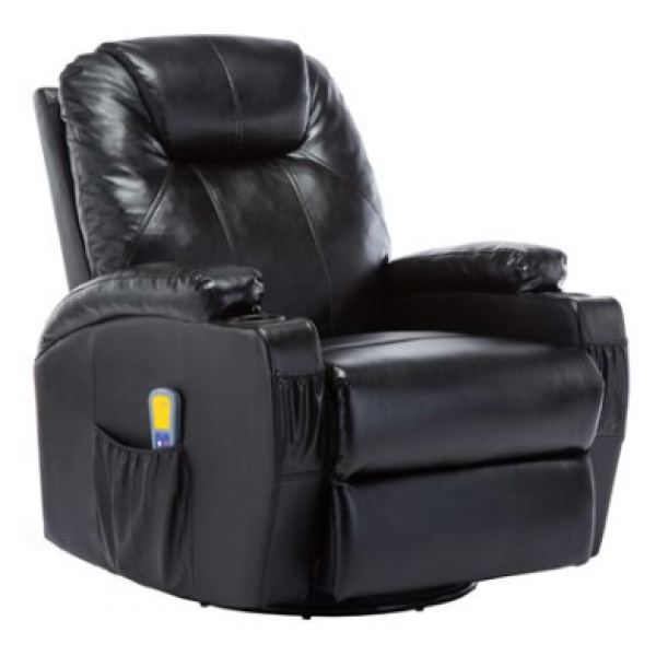 vidaXL Massagefåtölj konstläder