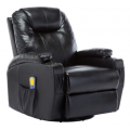 vidaXL Massagefåtölj konstläder