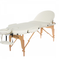 Baerbar massagebaenk i trae Ovalformad RESTPRO Classic Oval 3