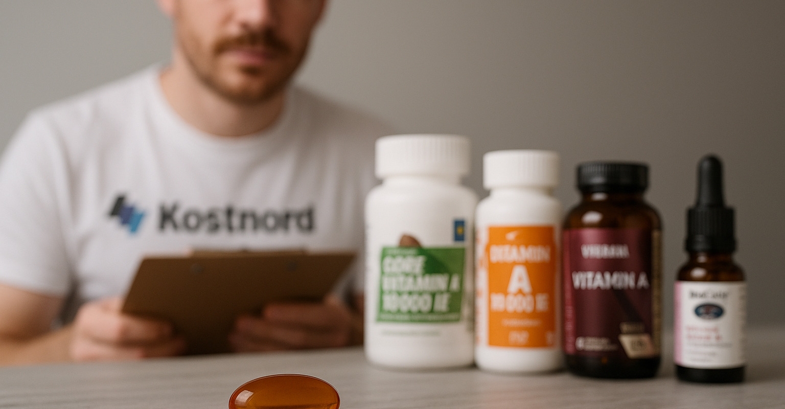 bild från testet av A-vitamin