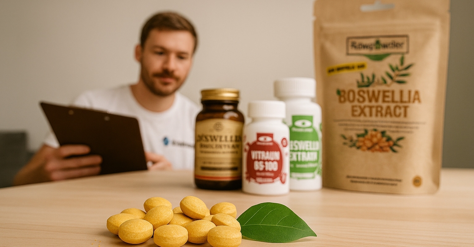 bild från testet av Boswellia