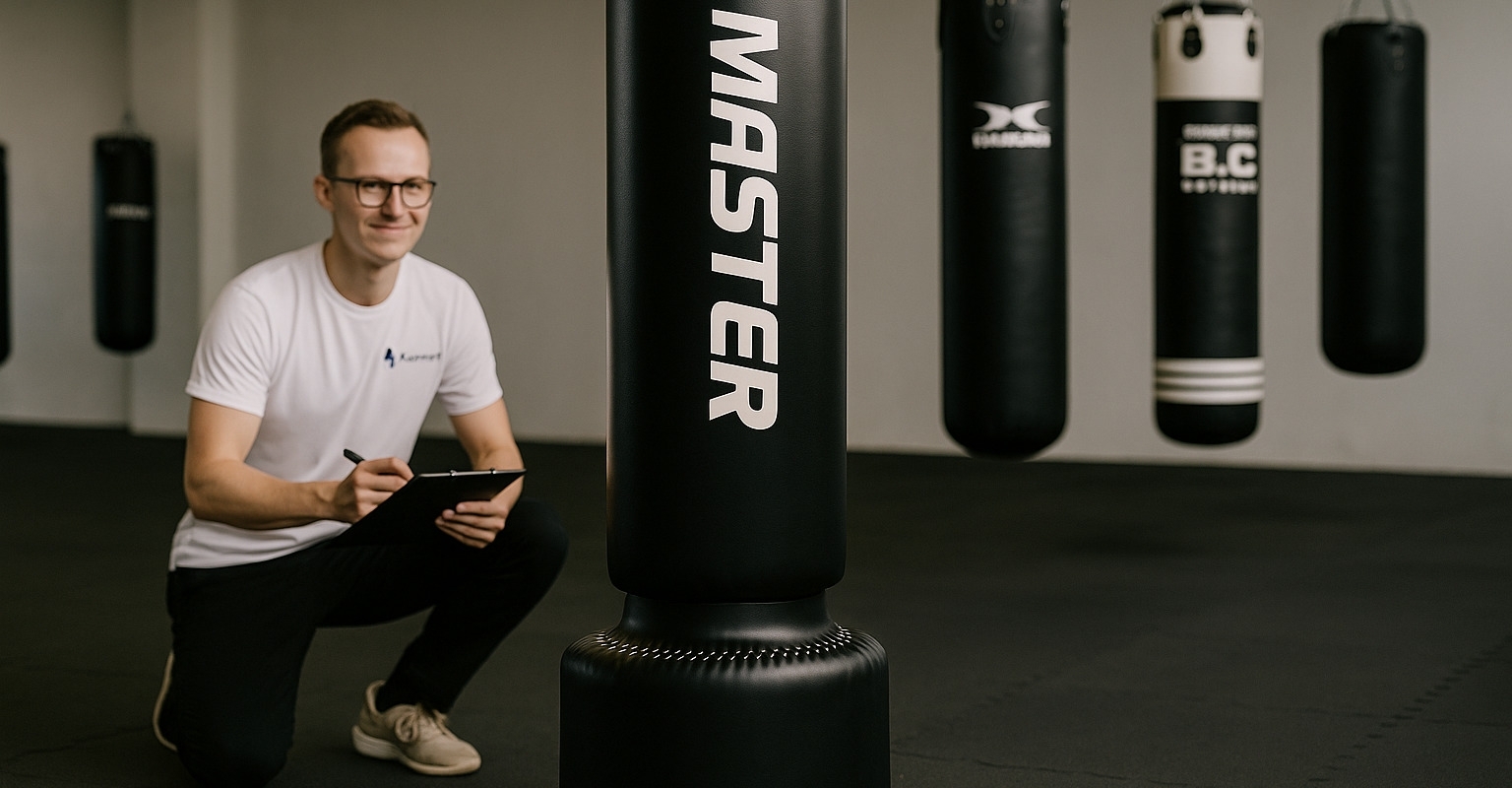 bild från testet av Boxningssäck
