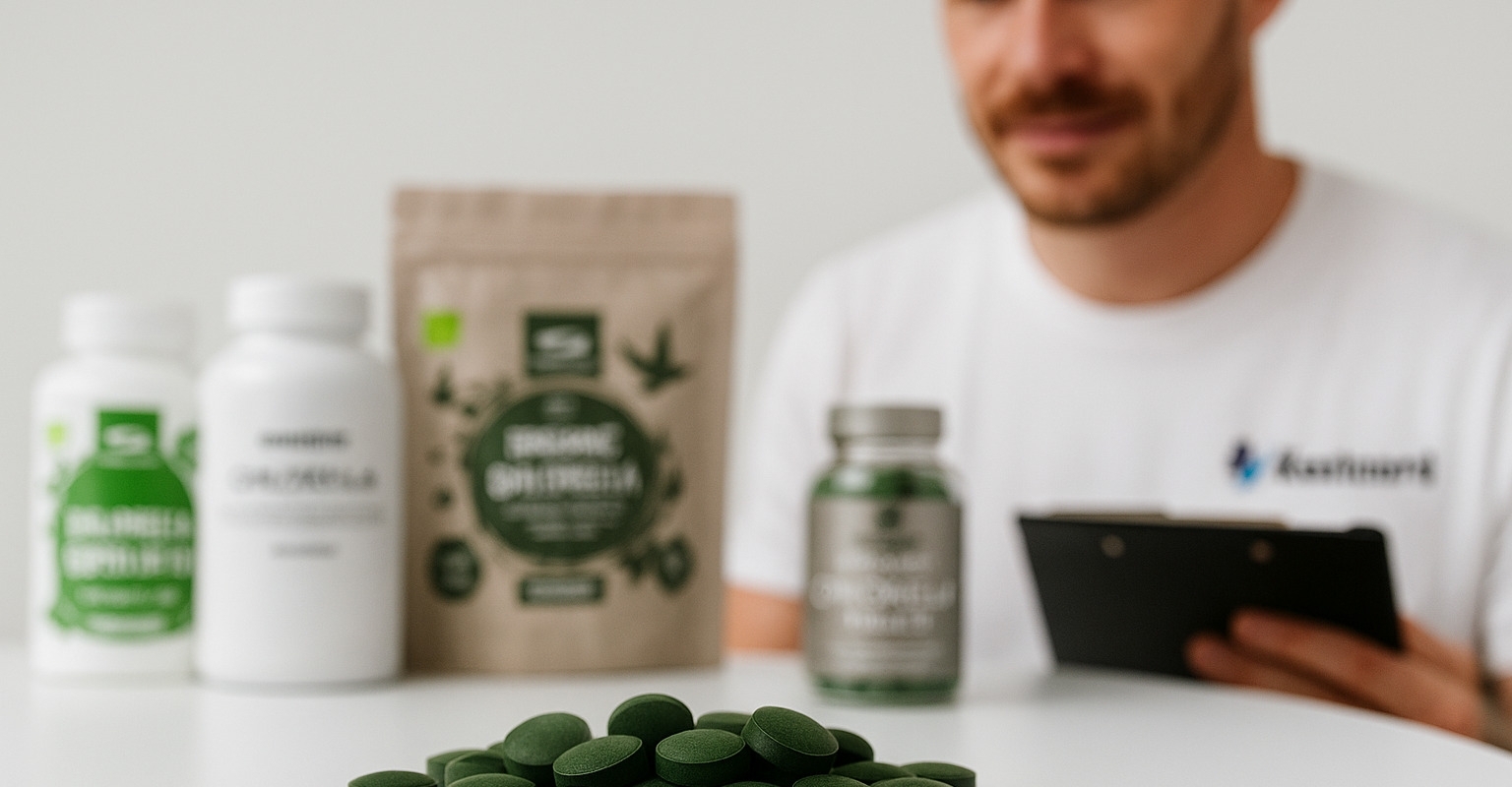 bild från testet av Chlorella