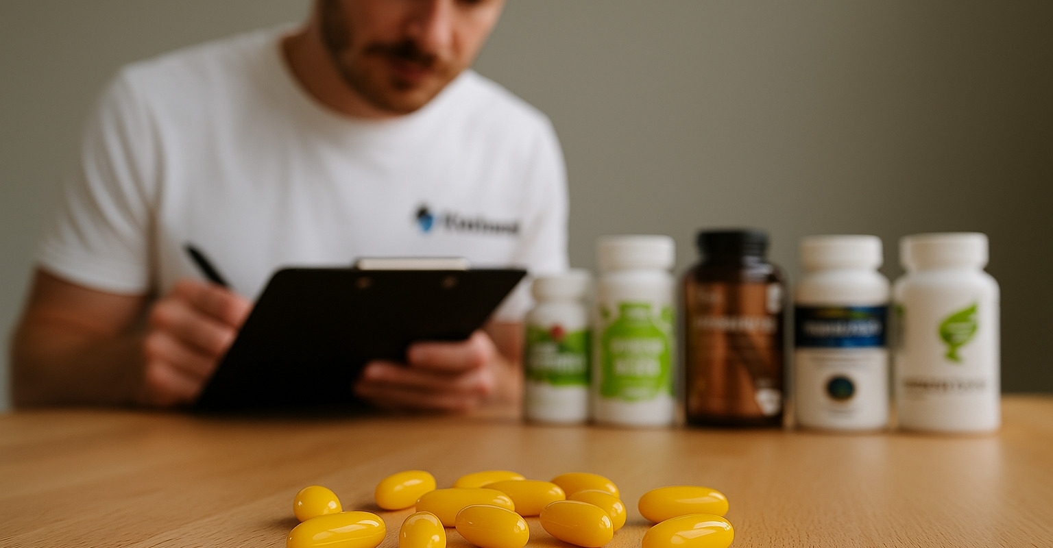 bild från testet av K2-Vitamin