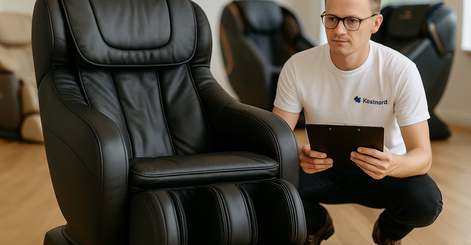 bild från testet av Massagefåtölj