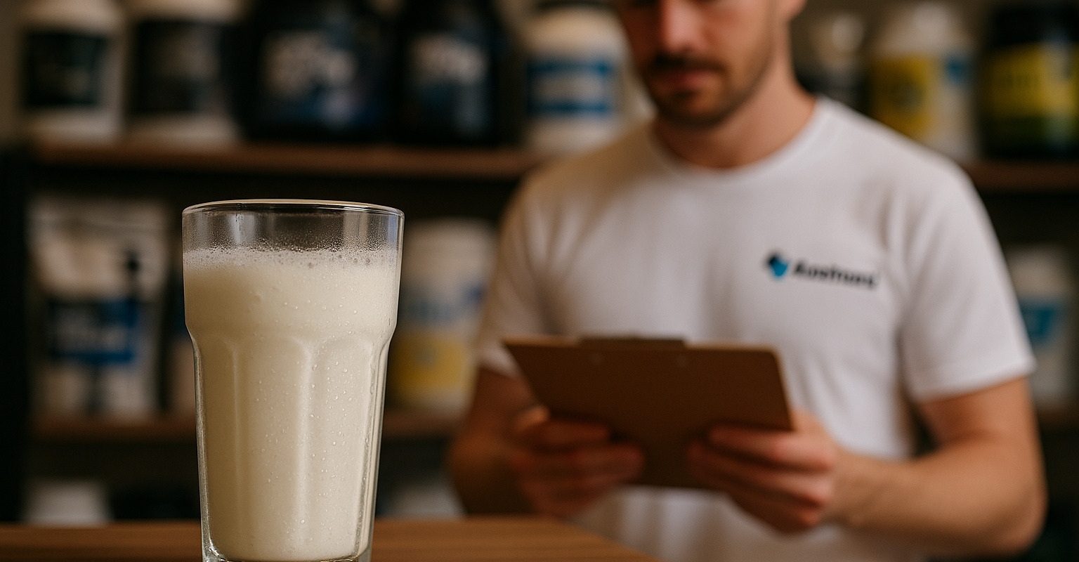 bild från testet av Proteinpulver för viktminskning