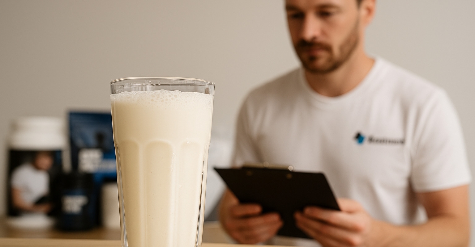 bild från testet av Proteinpulver