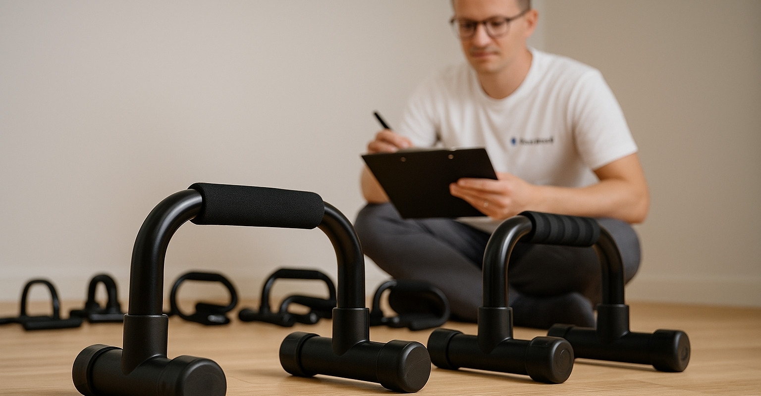 bild från testet av Push up bars