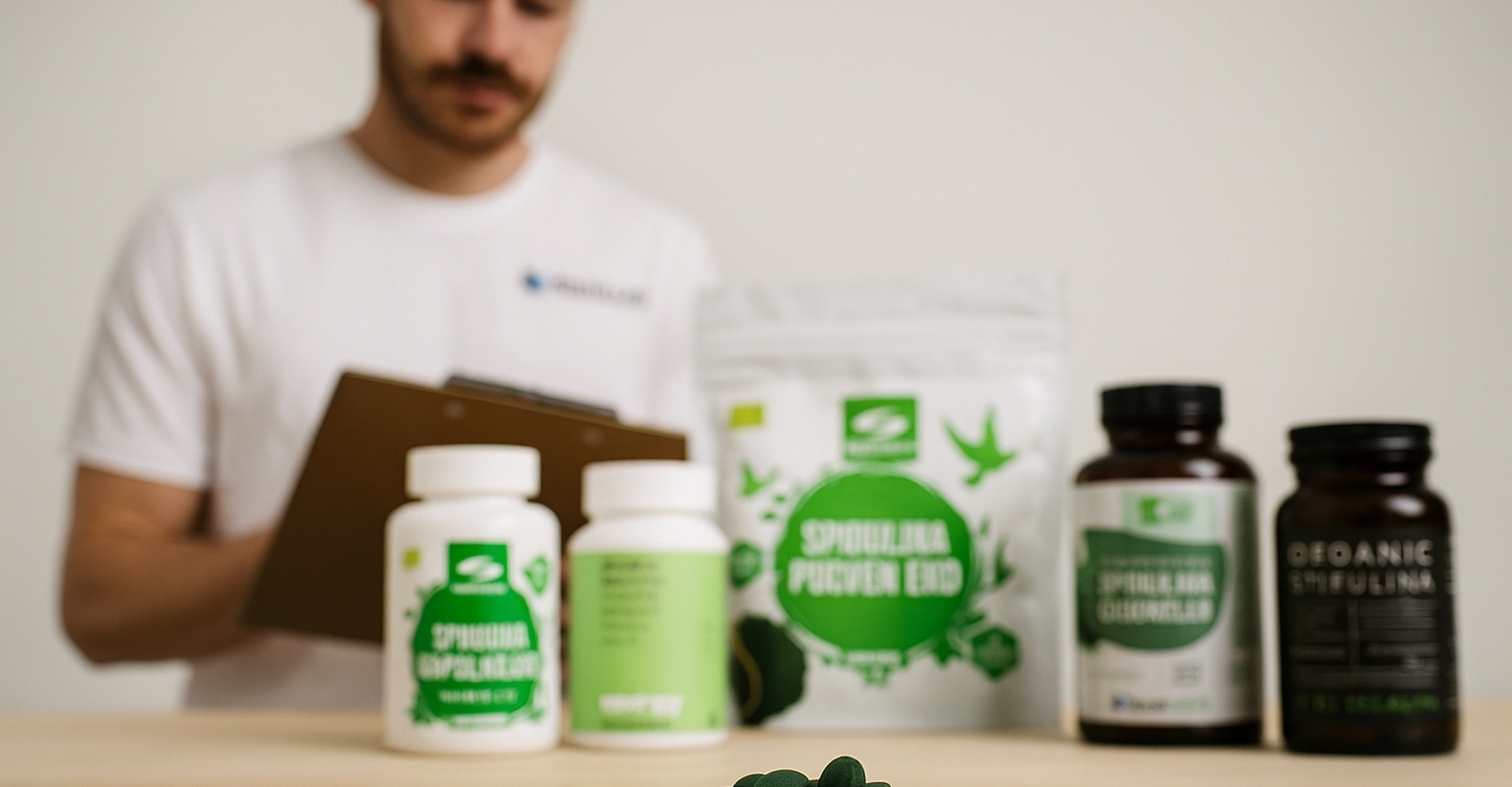 bild från testet av Spirulina