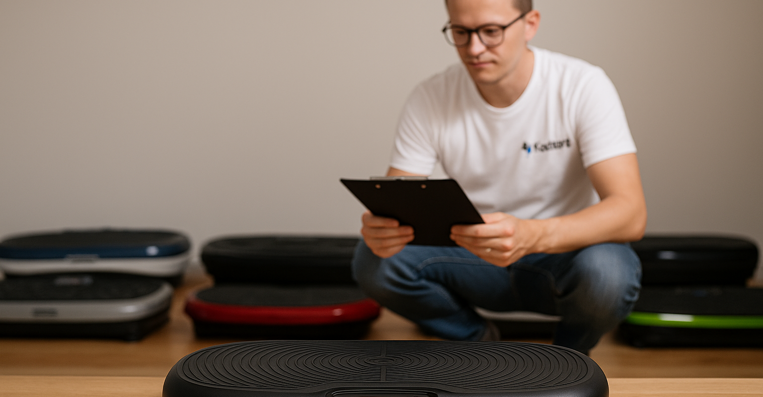 bild från testet av Vibrationsplatta