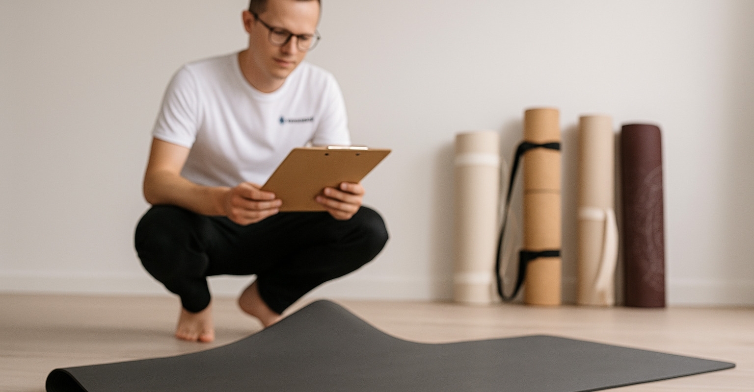 bild från testet av Yogamatta