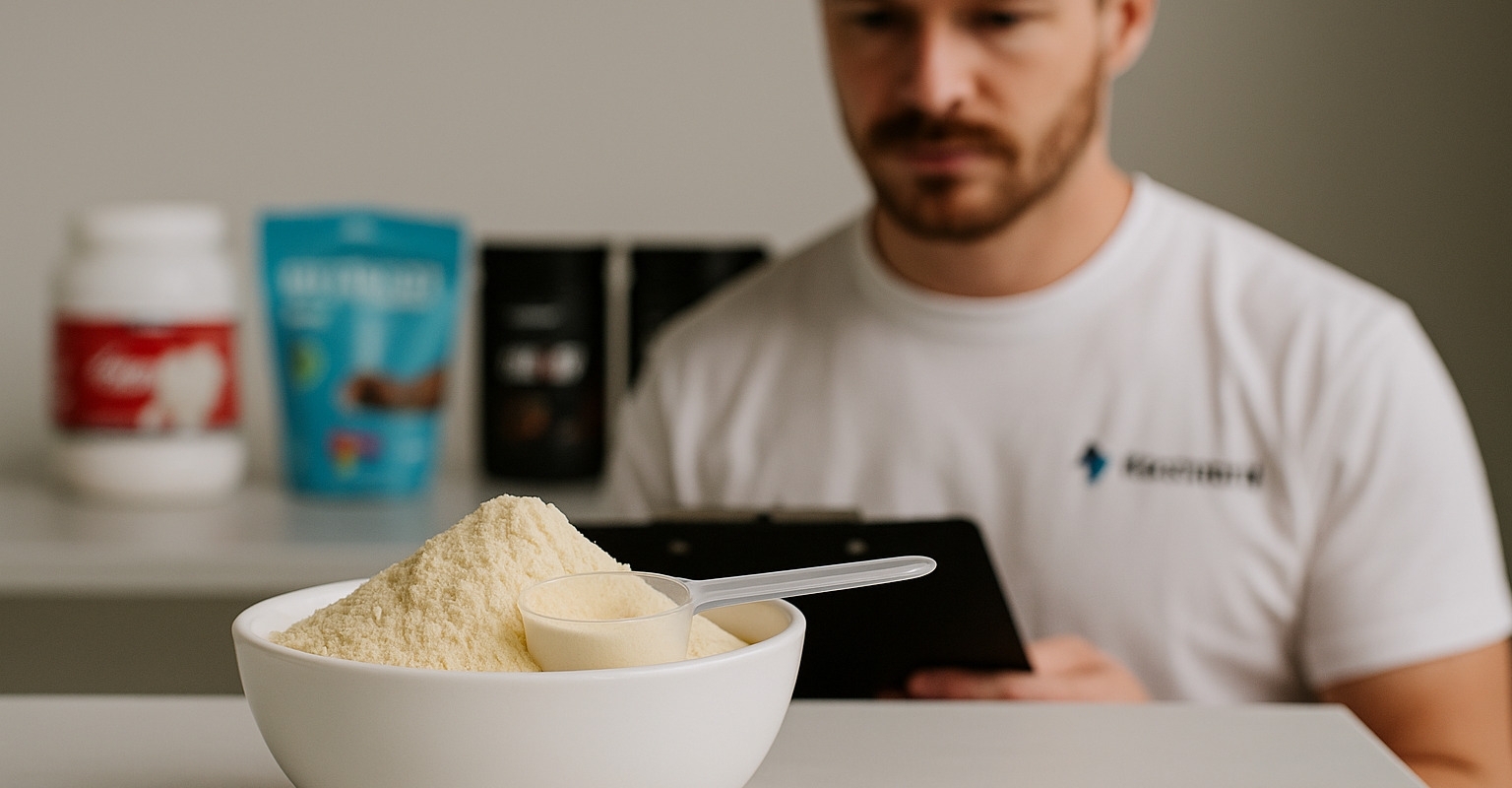 bild från testet av Äggprotein