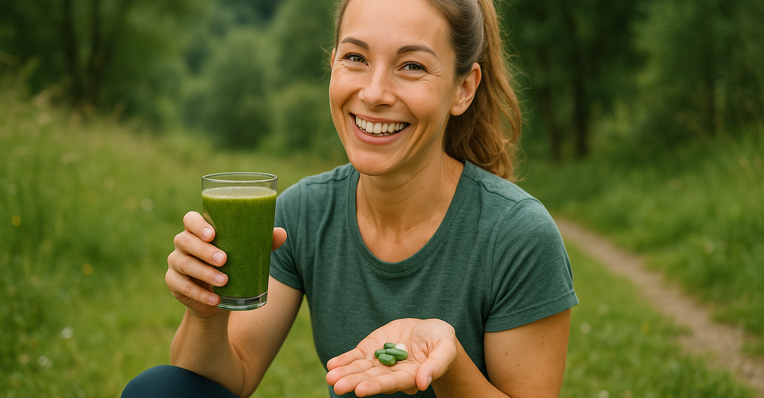 bild från testet av Spirulina