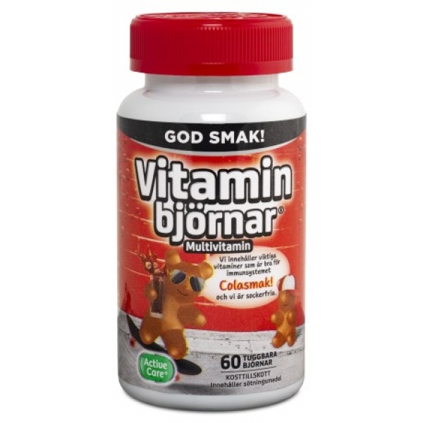 Active Care Vitaminbjörnar Cola