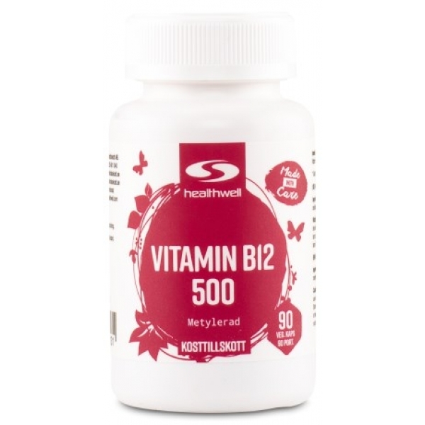 Healthwell Vitamin B12 500 Metylerad