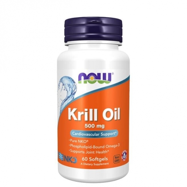 Now Foods Krillolja 500 mg