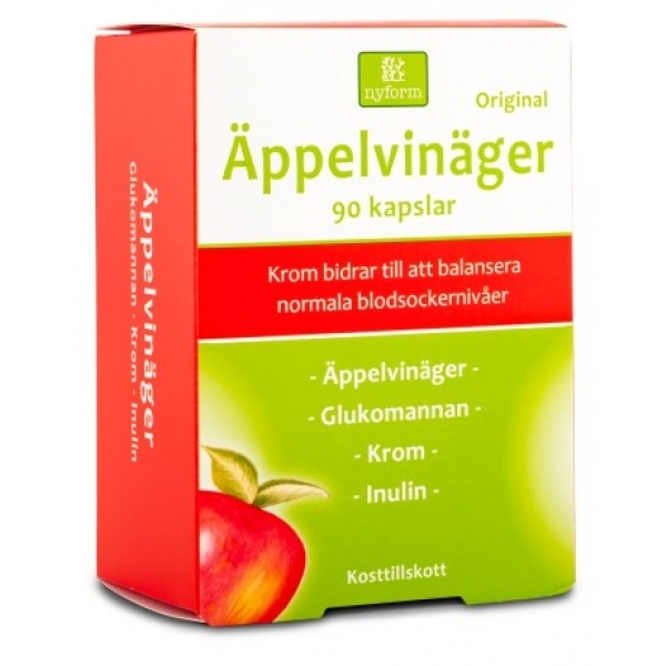 Nyform Äppelvinäger Krom