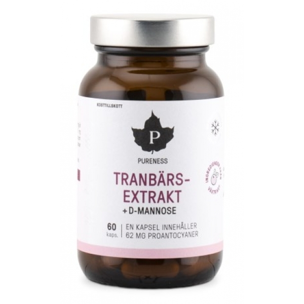 Pureness Tranbärsextrakt  D mannose