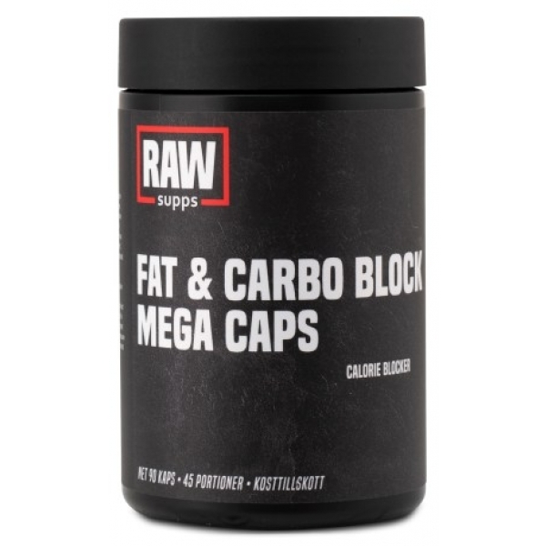 RAW Fat & Carbo Block Mega Caps