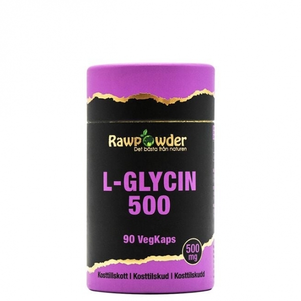 Rawpowder L-Glycin 500 mg 90 kapslar