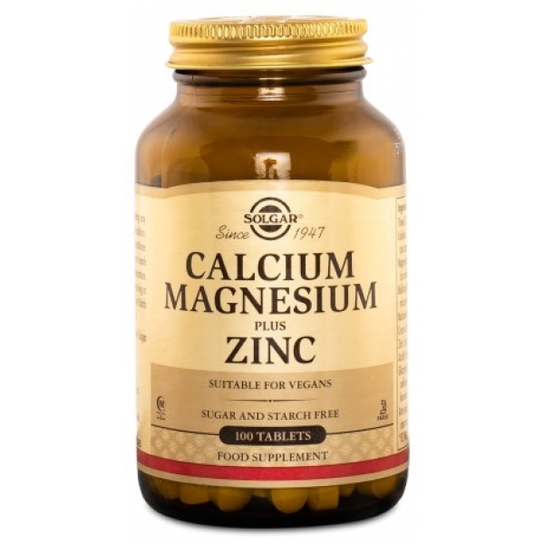 Solgar Calcium Magnesium Plus Zinc