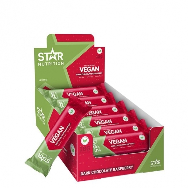 12 x Star Nutrition Vegan Proteinbar