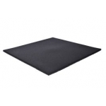 Gymgolv Stötdämpande 1x1m, 20mm - Gummi Svart (Ny modell)