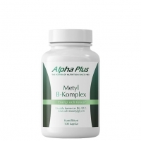 Alpha Plus Metyl B-Vitamin Komplex 100 kapslar