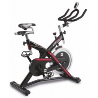 Spinningcykel Zwift-Kompatibel Stål Svart/Röd - BH Fitness SB2.6