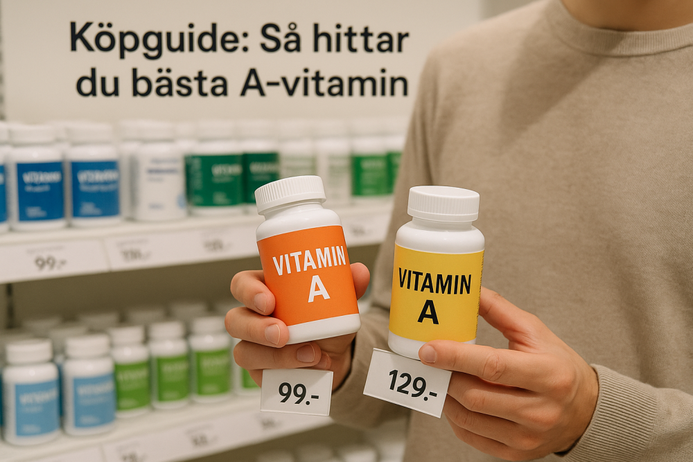så hittar du bästa a-vitamin